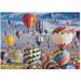 Cherry Stress Relieving Hot Air Balloon Family Adults Hot Air Balloon 1000 Pcs Jigsaw Puzzle