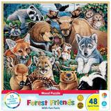 MasterPieces 48 Piece Jigsaw Puzzle for Kids - Forest Friends - 12 x12