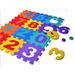 Aowvw 36pc Alphabet Numbers EVA Floor Play Mat Baby Room ABC Foam Puzzle