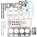 CCIYU Engine Head Gasket Set Bolts fit for Chevrolet Cavalier 2-Door 2.2L Base