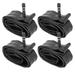 Unique Bargains 4 Pcs 14 Bike Inner Tube 14 x 1.75 - 2.125 American Type Valve Bicycle Inner Tube Tyres Rubber Black