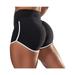 Frontwalk Women Scrunch Butt Shorts Booty Lifting Ruched Hot Shorts High Waist Workout Yoga Running Short Leggings