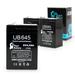 3x Pack - Compatible Teledyne BIG BEAM S65 Battery - Replacement UB645 Universal Sealed Lead Acid Battery (6V 4.5Ah 4500mAh F1 Terminal AGM SLA) - Includes 6 F1 to F2 Terminal Adapters