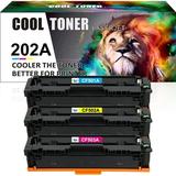 Cool Toner 3-Pack Compatible Toner Replacement for HP CF501A CF502A CF503A Color LaserJet Pro M254dw M254dn M254nw MFP-M281fdw MFP-M281fdn MFP-M281cdw MFP-M280nw Printer Cyan Magenta Yellow