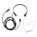 2Pin PTT Throat Mic Covert Acoustic Tube Earpiece Headset for Baofeng UV-5R