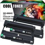 Cool Toner Compatible Drum Unit Replacement for Dell 593-BBKE Drum Unit (Black 2-Pack)