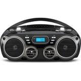 Proscan Bluetooth Portable CD Radio Boombox with AM/FM Radio Black PRCD682BT
