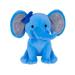 Diconna Baby Cartoon Elephant Plush PP Cotton Large Stuffed Animal Plush Doll Comfort Pillow to Accompany Baby Elephant Blue