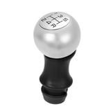 Dcenta Gear Knob Chrome Head Lever Adapter Manual 5-Speed Transmission Replacement for Peugeot 106 206 207 306 307 407 408 508 807