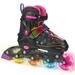 Roller Derby Stryde Girl s Adjustable Lighted Wheel Inline Skates