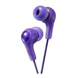 JVC Gumy Plus Earbuds â€“ in Ear Headphones (HA-FX7VN) Powerful Sound Comfortable and Secure Fit Comes with S/M/L Silicone Ear Pieces 3.3 ft Cord (Purple)