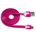 Importer520 Hot Pink 1.8m 6 Ft (Extra Long) Micro USB Data Sync Charger Cable forHot PinkBerry Curve 9360 Phone (AT&T)