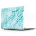 Case for MacBook Air (11-inch Models: A1370 / A1465) Hard Shell Case with Keyboard Cover [Marble Series - Green]