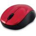 Verbatim Silent Wireless Blue LED Mouse - Red - Blue LED - Wireless - Radio Frequency - Red - 1 Pack - USB Type A - Scroll Wheel | Bundle of 2 Each