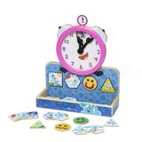 Melissa & Doug Blue s Clues & You! Wooden Tickety Tock Magnetic Clock