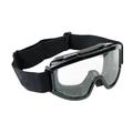 Fuel Helmets Youth Kids MX ATV off-road Premium Riding Goggles Single Clear Lens with Black Frame