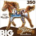 Cra-Z-Art Big Shaped 350-Piece Running Horse Jigsaw Puzzle