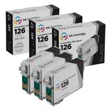LD Replacement for Epson 126 Ink Cartridges T126 High Yield (Black 3-Pack)