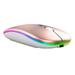 Nitouy Optical USB Wireless Mouse 2.4GHz 1600dpi Silent Ergonomic Mice (Rose Gold)