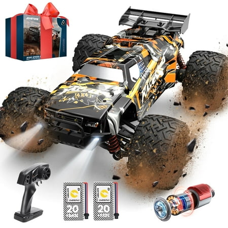 JoyStone High Speed RC Car 1:16 Scale 30+MPH Remote Control Monster Truck All Terrain Off-Road Truck 4WD Electric Vehicle Hobby Toy with 2 Batteries for Kids Adults