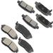 AUTOMUTO 8pcs Front Rear Ceramic Pads Brakes fit for 2003-2005 for Infiniti G35 2003-2005 for Nissan 350Z 2007-2013 for Nissan Altima 2011-2017 for Nissan Juke 2007-2012 for Nissan Sentra