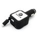 Retractable 4.8Amp Rapid Car Plug-in Charger 2-Port USB for Verizon Samsung Galaxy S5 - T-Mobile Samsung Galaxy S5 - AT&T Samsung Galaxy Note Edge - T-Mobile Samsung Galaxy Note Edge