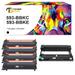 Toner Bank 5-Pack Compatible Toner Drum Unit Kit for Dell 593-BBKE D0310 E310dw E514dw E515dn E515dw Printer Replacement Set Black (4x Toner + 1x Drum Unit)