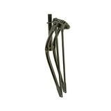 24 inch Classic Straight Spring Fork 1 steerer Black. Bike fork part bicycle fork part bike parts bicycle parts