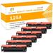 Toner H-Party 6-Pack Compatible HP 125A 125 A Laserjet Toner Cartridge for HP CB540A M251n M251nw MFP M276n M276nw CP1215 CP1515N Pro CP1525N CP1525NW Printer Ink