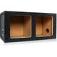 Atrend 12KD - 12 Dual Sealed Square Subwoofer Enclosure for Kicker L5 and L7 Subwoofers