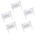 Tomshine 5Pcs DIY Sand Table Model House Material Outdoor Garden Miniature Landscape Swing Chair Model