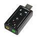 Usb Sound Cards Portable External Sound Card Virtual 7.1 Channel Stereo Headphone Audio Adapter X7Q2