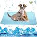 Summer Cooling Mat for Dogs Cats Pet Cooling Mat Dogs Cats Chill Bed Indoor Summer Heat Relief Indoor Cool Cushion Gel Sleeping Pad Seat Pet Crate Pad Portable & Washable Pet Cooling Blanket