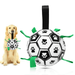 Dog Toys Soccer Ball with Interactive Pulling Tabs Dog Toys for Tug of War Puppy Birthday Gifts Dog Tug Toy Dog Water Toy Durable Dog Balls for Fox Terrier And other Small Terrier Dogs
