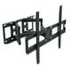 New Full Motion HDTV TV Wall Mount Bracket 32 36 37 40 42 47 50 52 55 60 65 70 inches Black Color