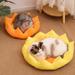 Happy Date Dog Bed %26 Cat Bed Anti-Anxiety Donut Dog Cuddler Bed Warming Cozy Soft Dog Round Bed Fluffy Faux Fur Plush Dog Cat Cushion Bed for Small Medium Dogs and Cats