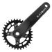 Black Ops Alloy MTB 1x Crankset Bk-ops Mtb 175x32 10/11/12s 76bcd W/24mm Bb Bk