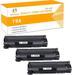 Toner H-Party 3-Pack Compatible 79A Toner Cartridge Replacement for HP CF279A LaserJet Pro MFP M26nw M26a LaserJet Pro M12w M12 Printer Ink Black