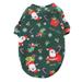 Dog Christmas Clothes - Xmas Holiday Pet Turtleneck Sweatshirt Winter Warm Soft Design Costume for Small Medium Dogs