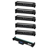 PrinterDash Compatible Replacement for Canon imageCLASS LBP-162/MF-264/MF-267/MF-269 Drum/ Toner Value Combo Pack (1-Drum Unit/5-Toners) (2168C001AA_5PK/2170C001AA_1PKVB)