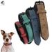 PULLIMORE PU Leather Dogs Collar Adjustable Soft Padded Pet Collar for Small Medium Large Dogs (XL Red)