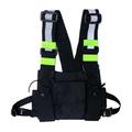 BRAND BIG PROMOTION!Fashion Chest Rig Bag Reflective Vest Hip Hop Streetwear Functional Harness Chest Bag Pack Front Waist Pouch Backpack