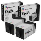 LD Products Compatible Ink Cartridge Replacement for HP 934XL C2P23AN High Yield (Black 2-Pack) for use in for OfficeJet 6812 6815 OfficeJet Pro 6230 6830 6835 Printers