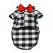 Dog Shirt Pet Plaid Clothes Shirt Cat T-Shirt Sweater Matching Breathable for Small Medium Large Dogs Cats Puppy Soft Adorable Casual Cozy Halloween Thanksgiving Christmas Costumes