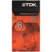 tdk t-120 12 pack high standard grade vhs blank video recording cassette tapes 12 pack