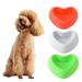 XWQ Pet Food Bowl Love Heart Shape Multifunctional Plastic Cat Dog Food Dispenser Bowls Cat Supplies