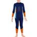 Children s Swimsuit Surfing Sun Protection Long Sleeve Snorkeling Clothing Water Sports And Water Sun Protection Long Sleeve Part Snorkeling Clothing Wetsuit Long Sleeve Sun Protection Navy Blue 2XL