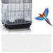 Bird Cage Cover Adjustable Bird Cage Seed Catcher Universal Birdcage Nylon Mesh Net Seed Feather Catcher Birdcage Cover Skirt Seed Guard for Parrot Parakeet Round Square Bird Cages