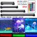 LHomeove Submersible Light Making Oxygen For Fish Remote Control 5050 RGB Waterproof Air Bubble Lamp LED Aquarium Fish Tank Light