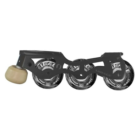 Jackson Atom Inline Roller Skate Frame System - Mirage (Black Wheels Size 256)